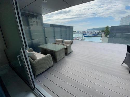 Apartament Faltom 26 Yacht Park Z Tarasem Gdynia Buitenkant foto