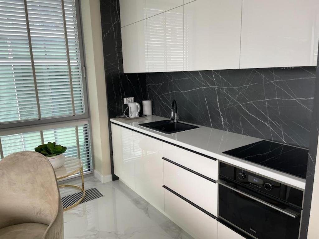 Apartament Faltom 26 Yacht Park Z Tarasem Gdynia Buitenkant foto