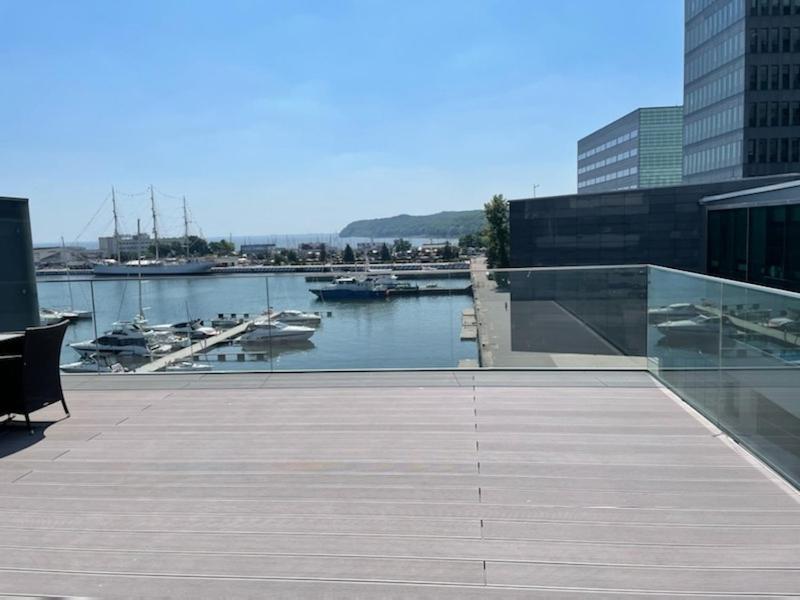 Apartament Faltom 26 Yacht Park Z Tarasem Gdynia Buitenkant foto