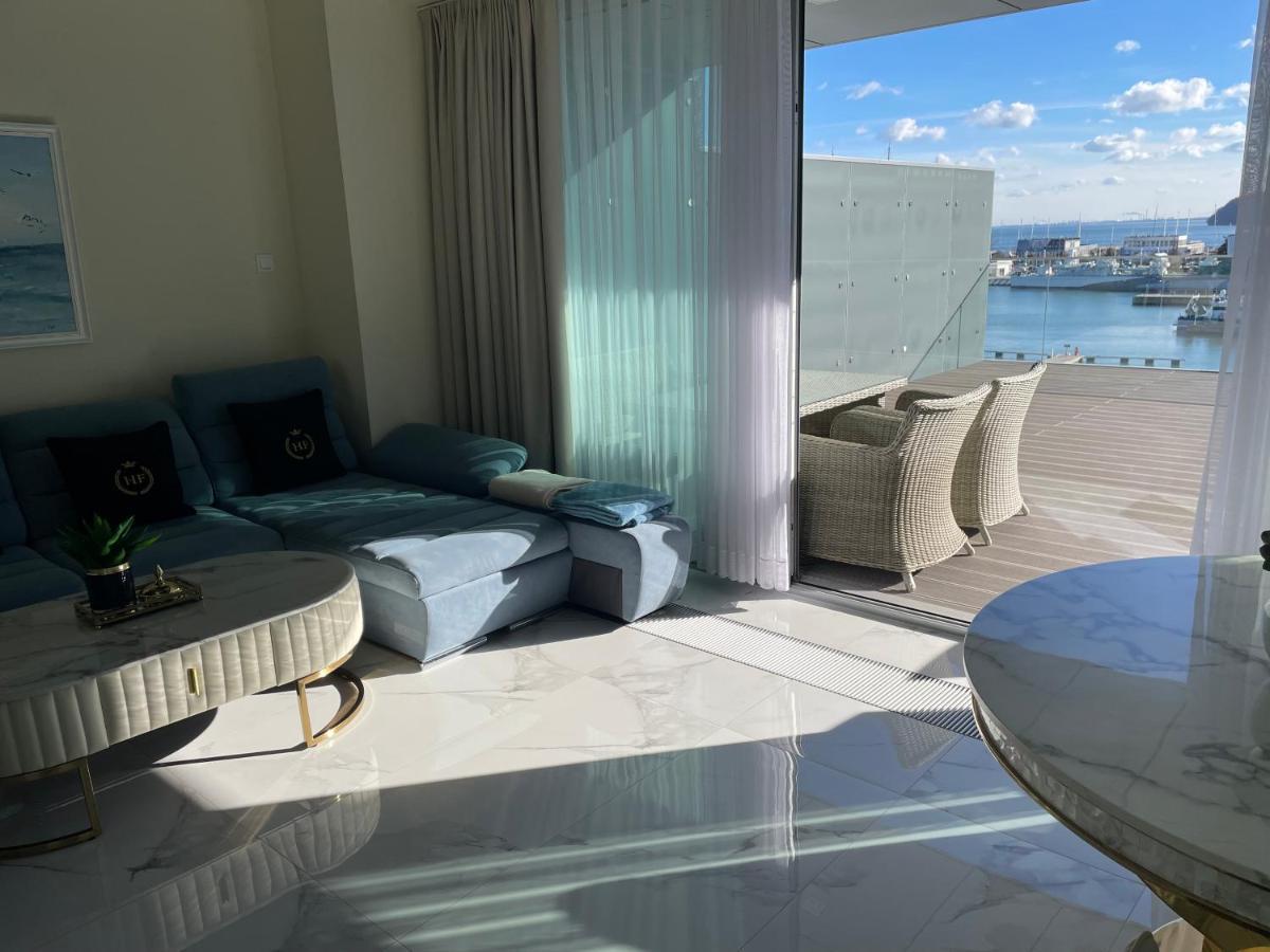 Apartament Faltom 26 Yacht Park Z Tarasem Gdynia Buitenkant foto