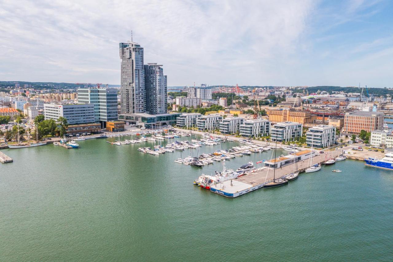 Apartament Faltom 26 Yacht Park Z Tarasem Gdynia Buitenkant foto