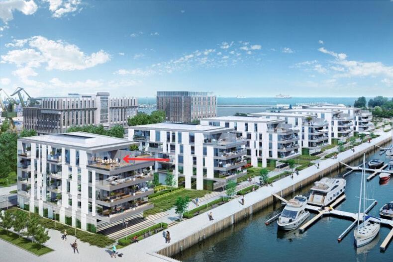 Apartament Faltom 26 Yacht Park Z Tarasem Gdynia Buitenkant foto