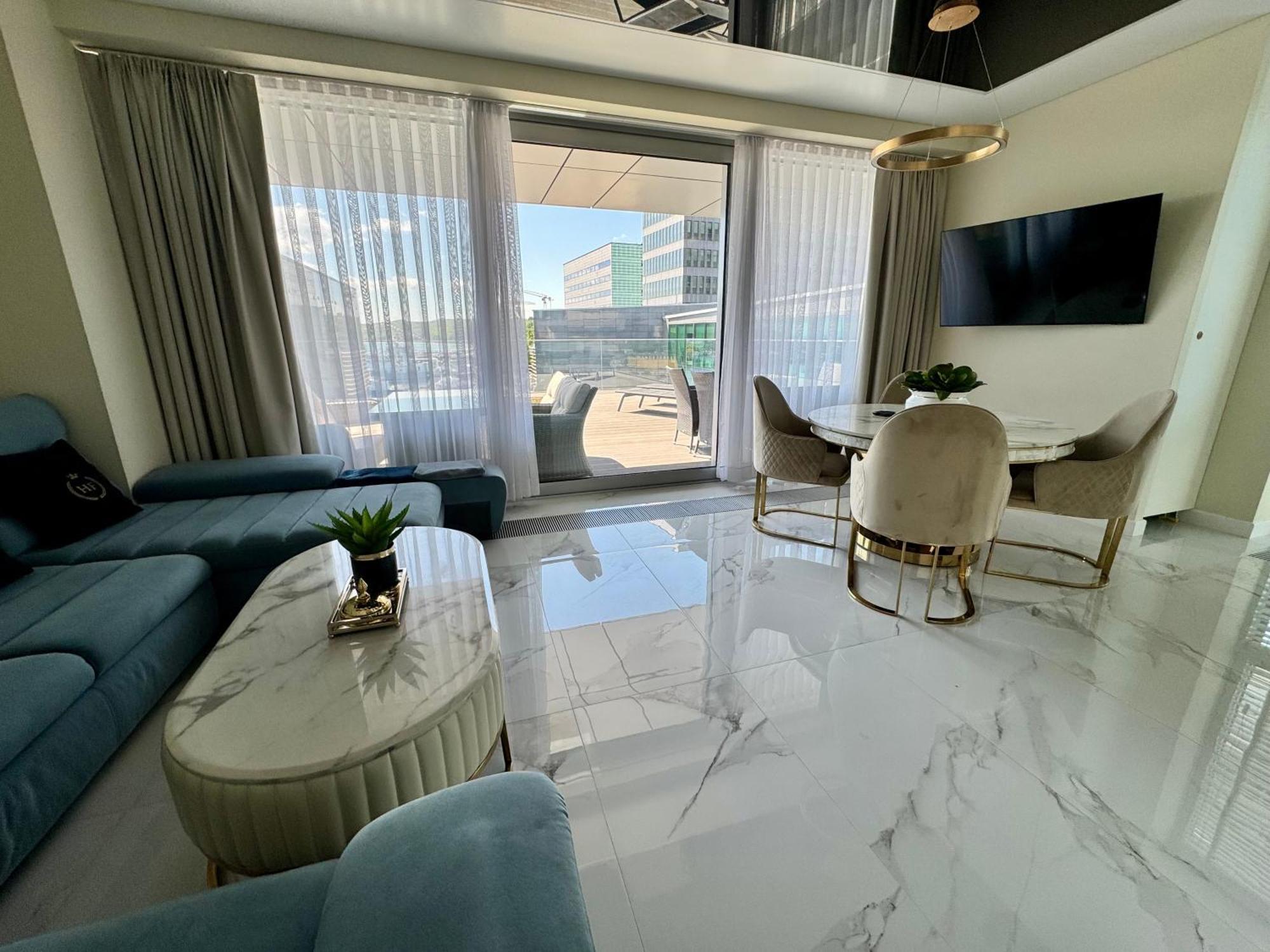 Apartament Faltom 26 Yacht Park Z Tarasem Gdynia Buitenkant foto