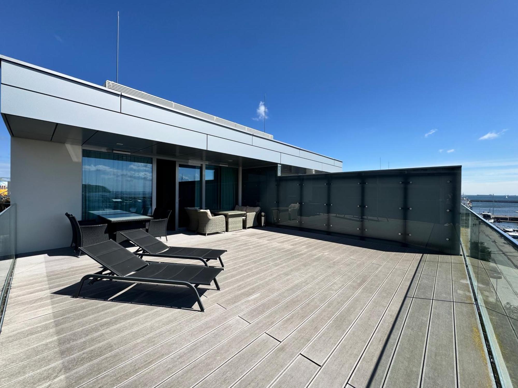 Apartament Faltom 26 Yacht Park Z Tarasem Gdynia Buitenkant foto